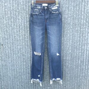 Vervet Blue Distressed Jeans